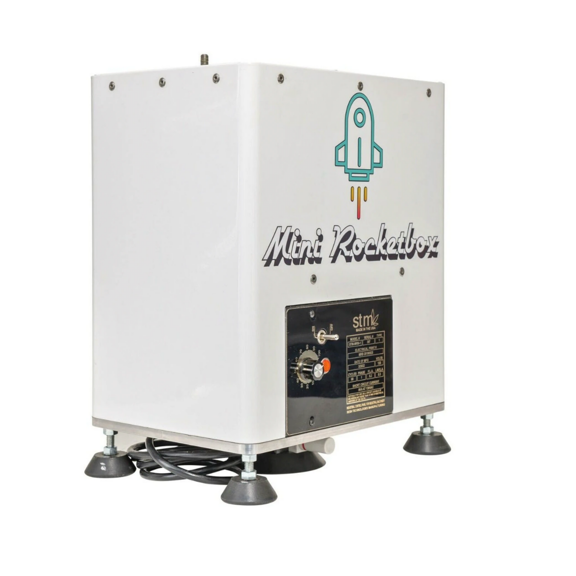 STM Mini-RocketBox PLUS+ Pre-Roll Machine (72-Cone)  Side View