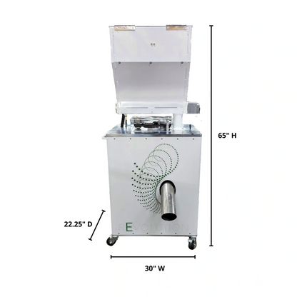 STM Revolution 2.0 Commercial Cannabis Grinder  Efficient Flower Processing Dimensions