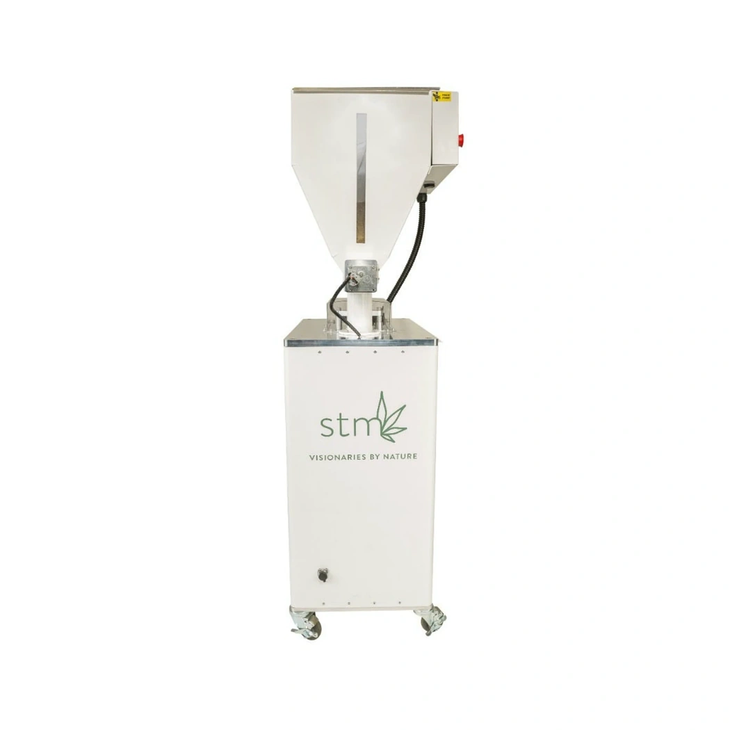 STM Revolution 2.0 Commercial Cannabis Grinder Efficient Flower Processing Measure Window