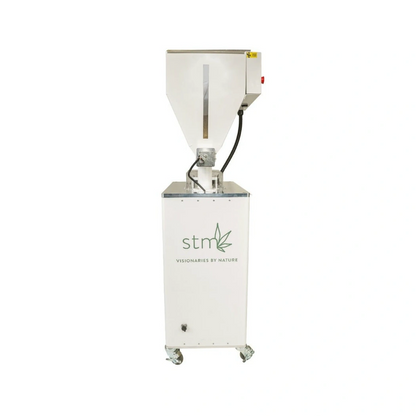 STM Revolution 2.0 Commercial Cannabis Grinder Efficient Flower Processing Measure Window