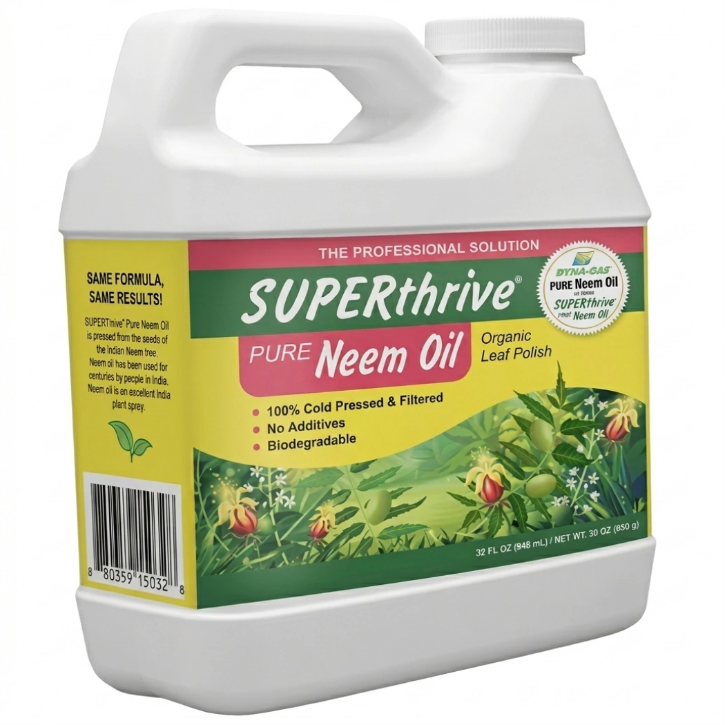 SUPERthrive Pure Neem Oil Organic Leaf Polish 1 quart