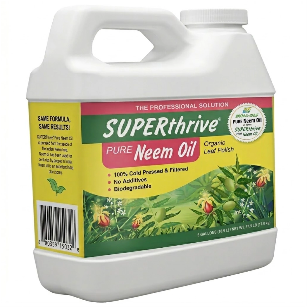 SUPERthrive Pure Neem Oil Organic Leaf Polish 5 gallon