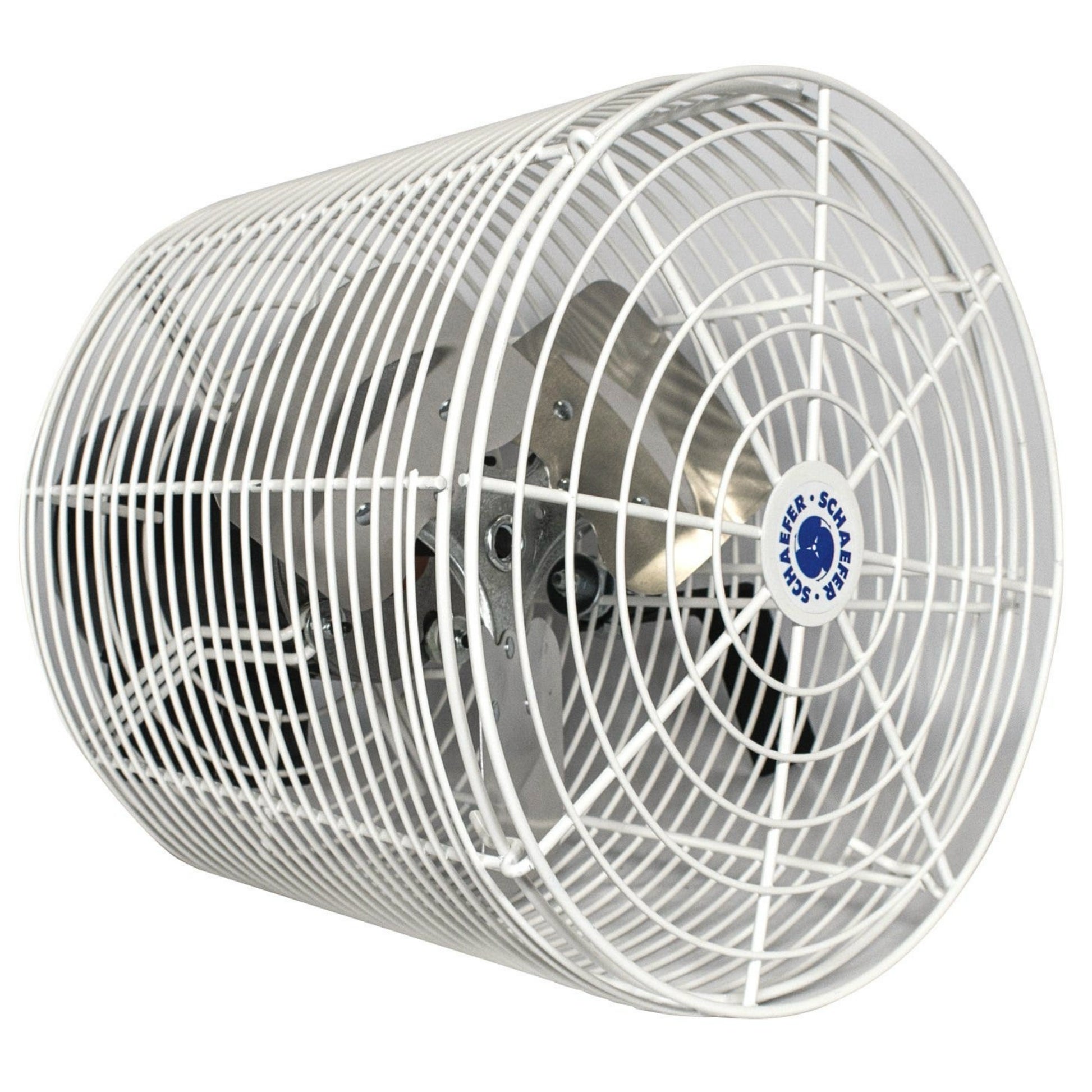 Schaefer Versa-Kool Circulation Fan 12in w Tapered Guards side view