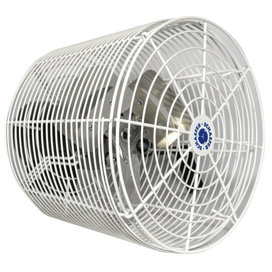 Schaefer Versa-Kool Circulation Fan 12in w Tapered Guards side view