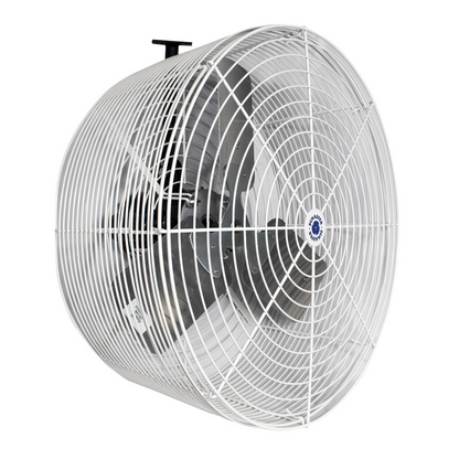 Schaefer Versa-Kool Circulation Fan 24 in w_ Tapered Guards, Cord & Mount - 7860 CFM