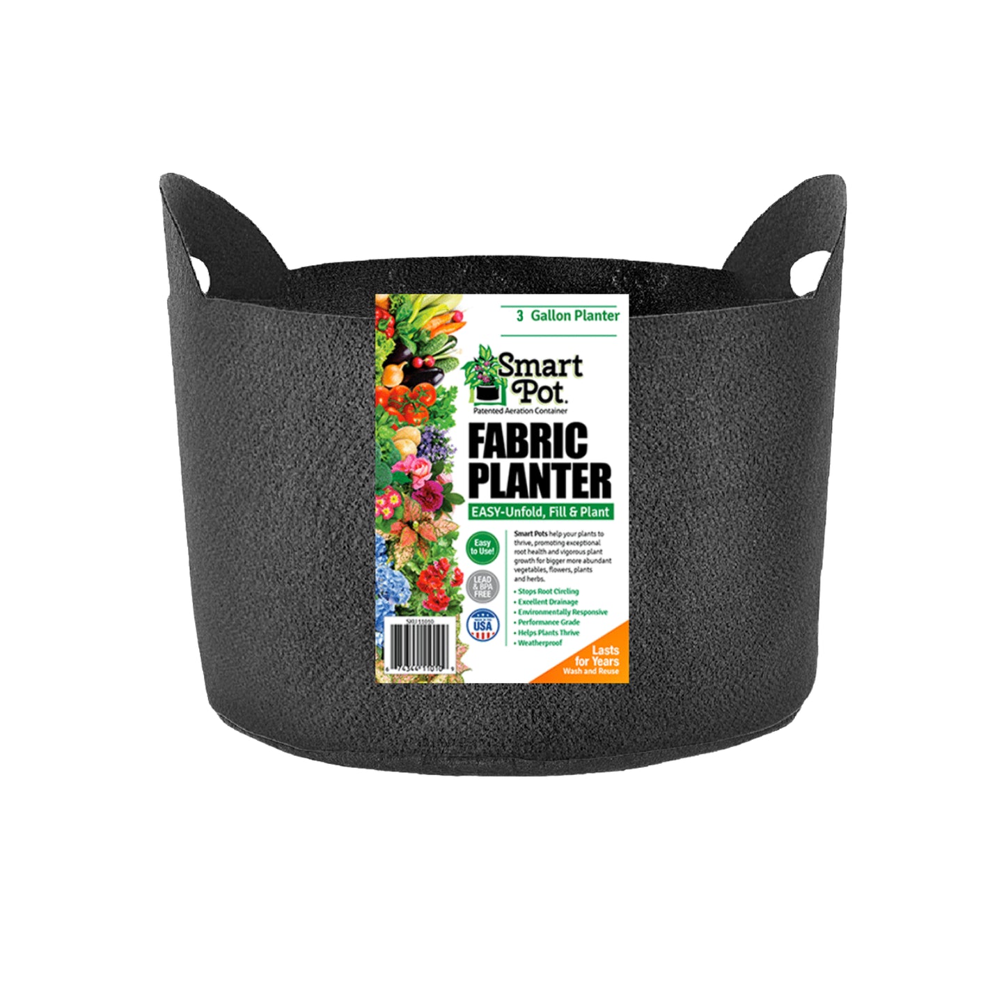 Smart Pots w handle 3 gallon