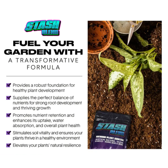 Stash Blend Premium Plant Additive - Fuel Your Garden