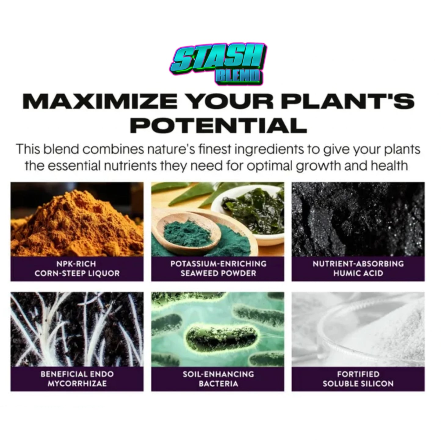 Stash Blend Premium Plant Additive maximize plant's potencial
