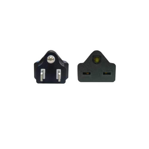 ThinkGrow 240V to 120V Plug Adapter for US by TrolMaster front and back view