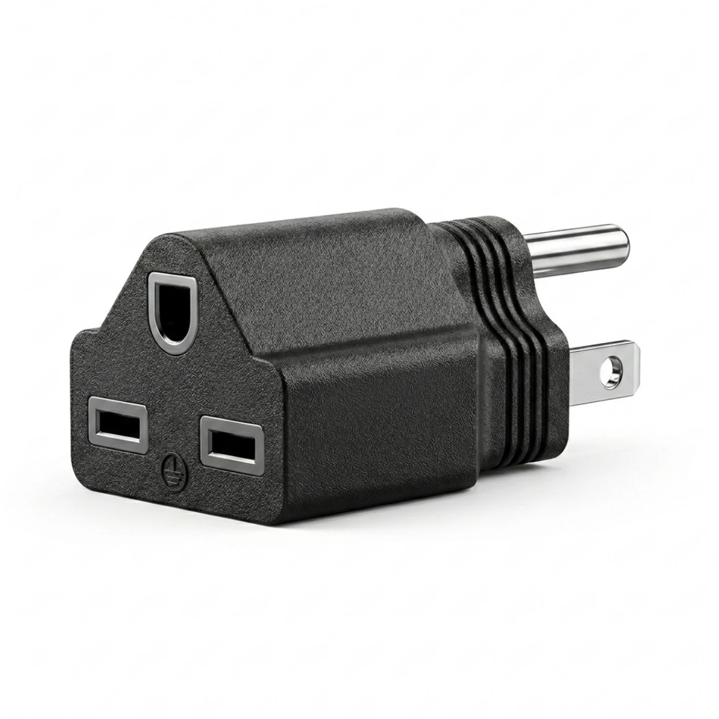 ThinkGrow 240V to 120V Plug Adapter for US by TrolMaster female plug