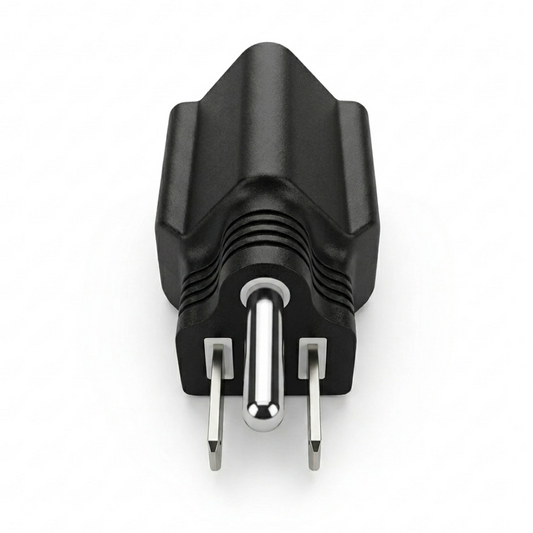 ThinkGrow 240V to 120V Plug Adapter for US by TrolMaster male plug