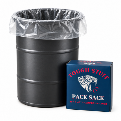 Common Culture Tough Stuff Pack Sack 30" x 48" Can, Drum Liner | Heavy Duty