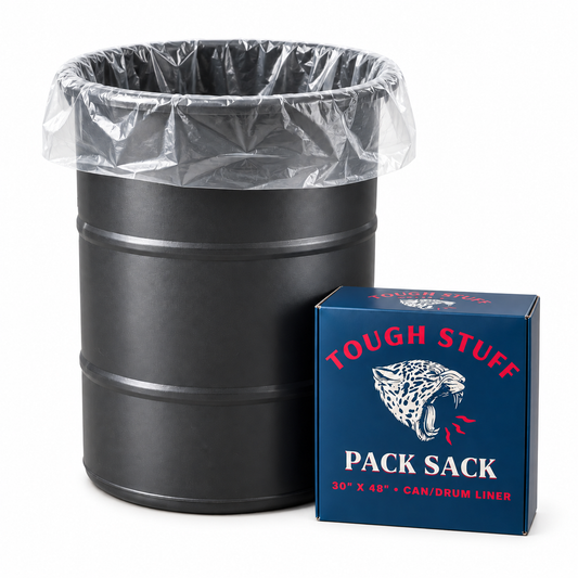 Common Culture Tough Stuff Pack Sack 30" x 48" Can, Drum Liner | Heavy Duty