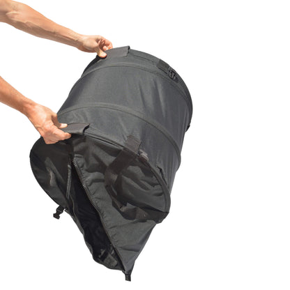 Trimbag Collapsible Hand-held Dry Trimmer open and remove