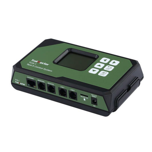 Trolmaster Tent-X Main Controller with 3-in-1 Sensor side view