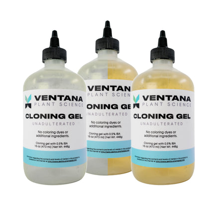 Ventana Plant Science Cloning Gel - 128oz (Gallon) - Pro kit with dispenser bottle & caps