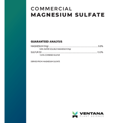 Ventana Plant Science - Magnesium Sulfate (13% S, 9.8% Mg)