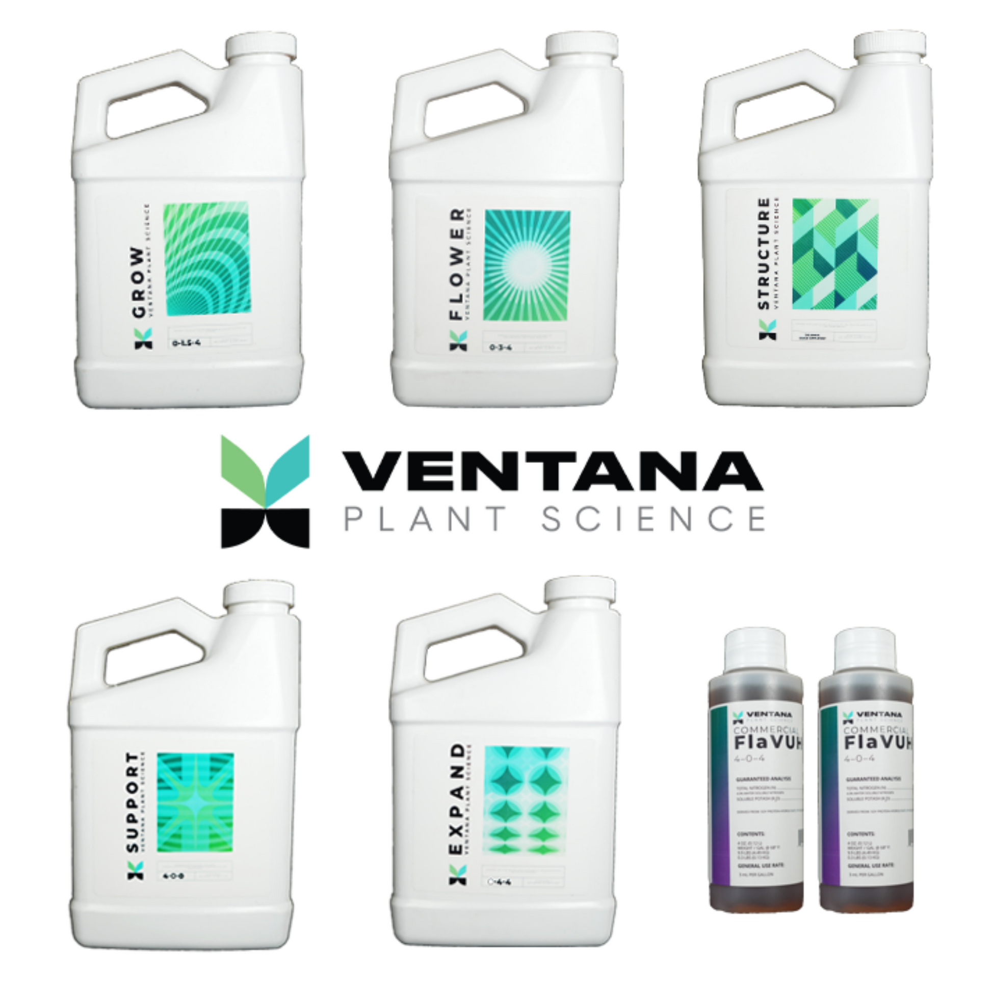 Ventana Plant Science Complete Nutrient Line quart kit