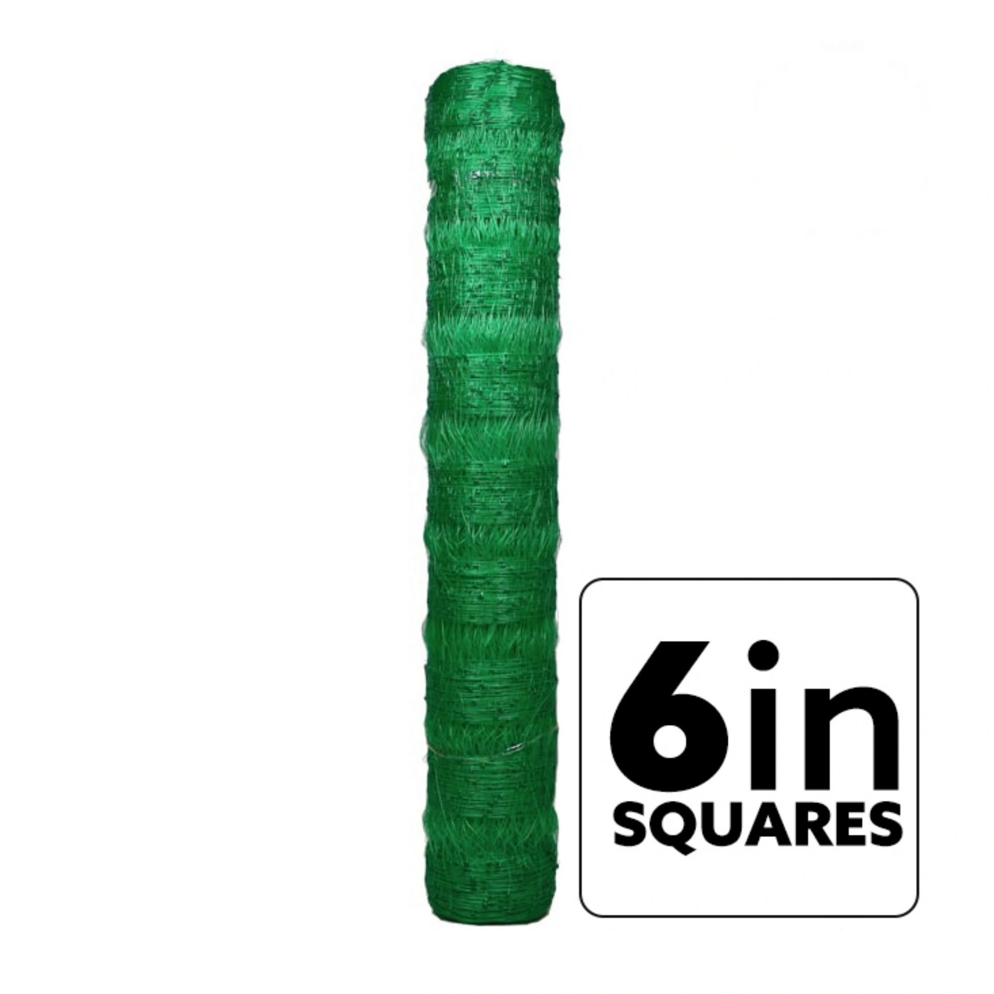 VineLine Durable Plastic Trellis Netting Green Roll 4ft x 3300ft w_ 6in Squares