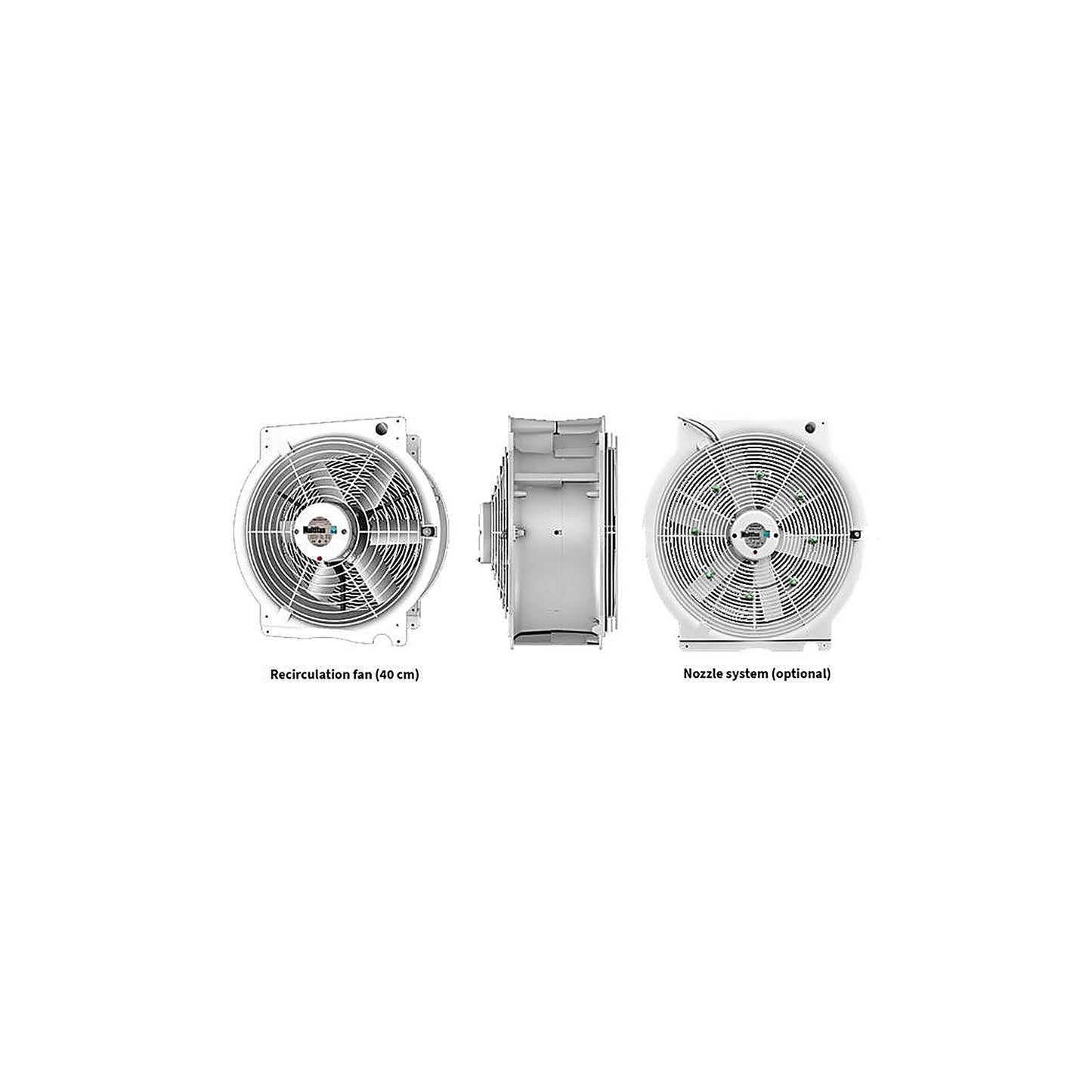 Vostermans Multifan Greenhouse HAF Q Fan - 20in overview