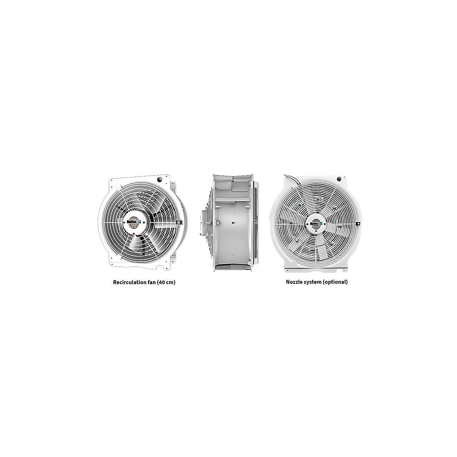 Vostermans Multifan Greenhouse HAF Q Fan - 20in overview