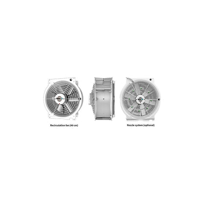 Vostermans Multifan Greenhouse HAF Q Fan - 20in overview