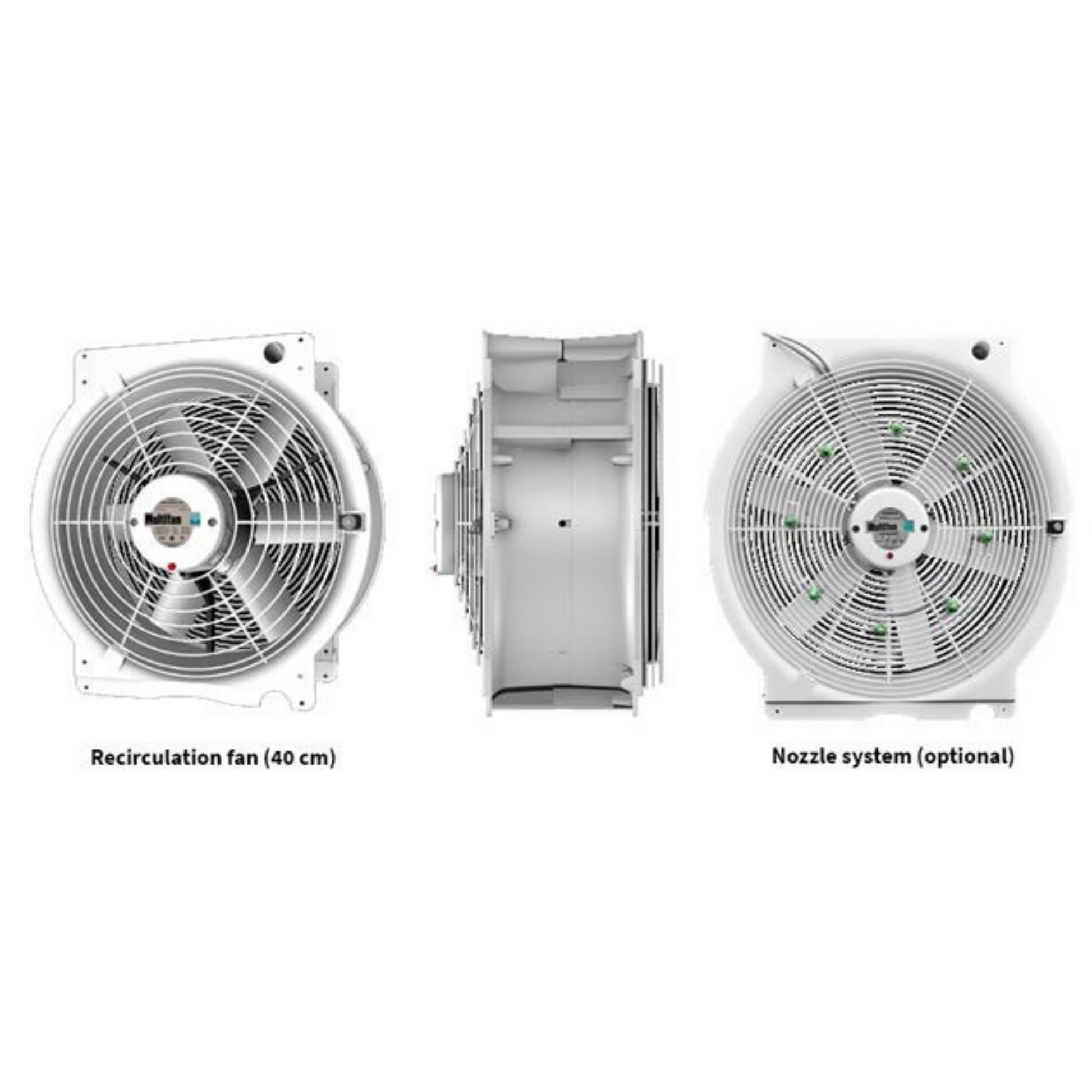 Vostermans Multifan Greenhouse HAF Q Fan 20in  240v profiles