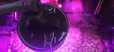 Kessil A360X Refugium LED Grow Light Top View