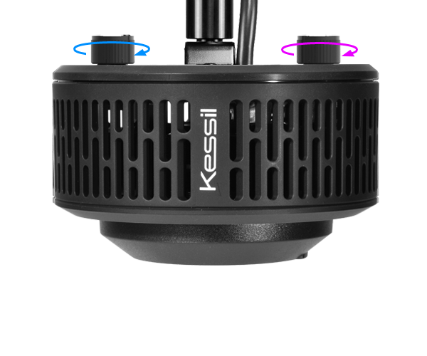 Kessil A360X Refugium LED Grow Light Adjustable Knobs