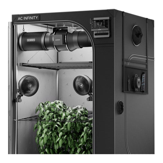AC Infinity Advance Grow Tent System PRO 5x5 AC-PKB55 with CLOUDLAB 866 tent, CLOUDLINE PRO fan and carbon filter