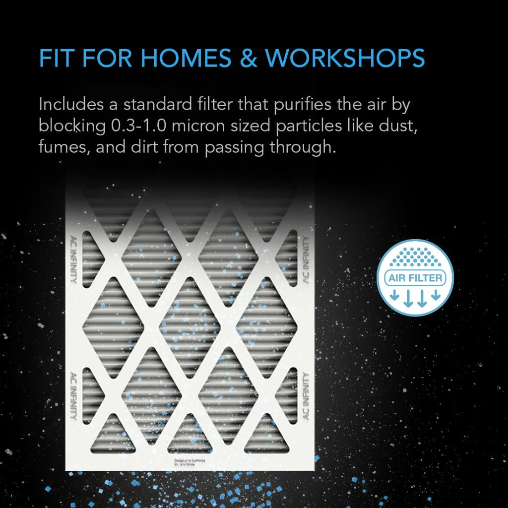 10-Inch Indoor Air Filtering