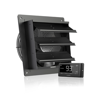 AC Infinity AIRLIFT T-Series, Shutter Exhaust Ventilation Fan with Temperature and Humidity Controller