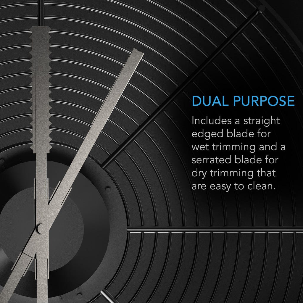 Twist Spin Cut With Clear Visibility Dome