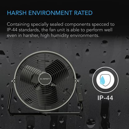 AC Infinity Cloudlift S-Series Harsh Encironment IP-44 Rated