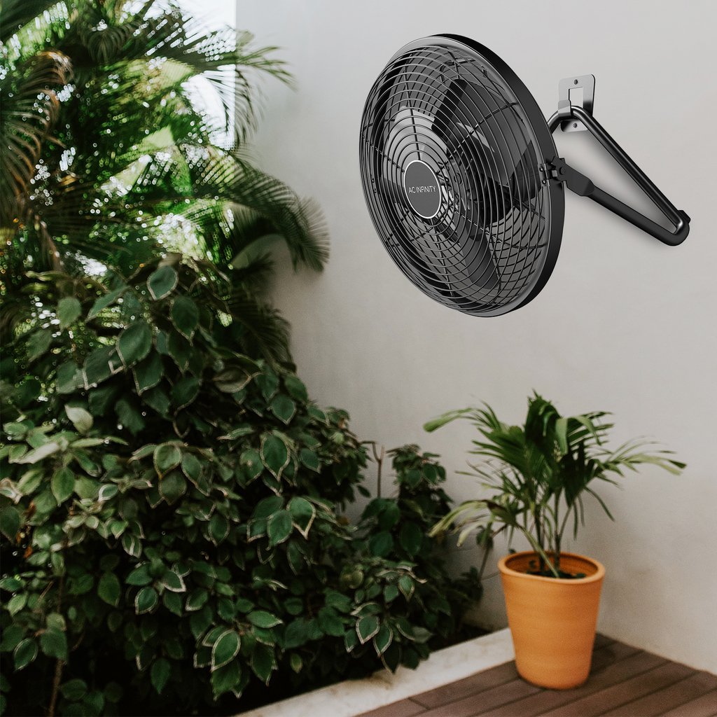 AC Infinity Cloudlift S-Series Fan on Wall