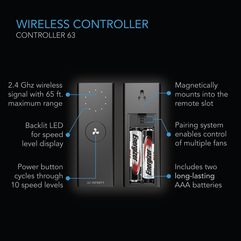 AC Infinity Cloudlift S-Series Wireless Controller 63