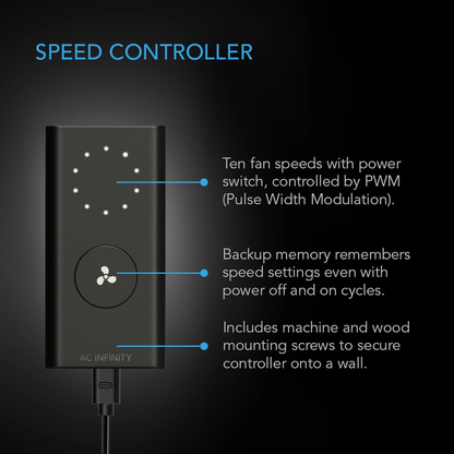 AC Infinity Cloudline Lite A4 Speed Controller