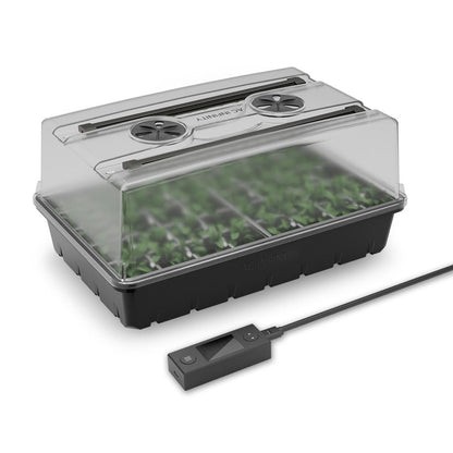 AC Infinity Humidity Dome, Germination Kit With LED Grow Light Bars, 5x8 Cell Tray Main Image