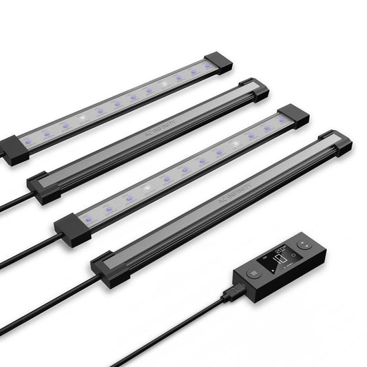 AC Infinity IONBEAM U4, Targeted Spectrum UV LED Grow Light Bars, 4-Bar Kit, 11-Inch In Use Main Use