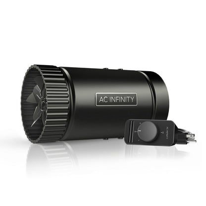 AC INFINITY RAXIAL S4, Inline Booster Duct Fan With Speed Controller, 4-Inch Main Image