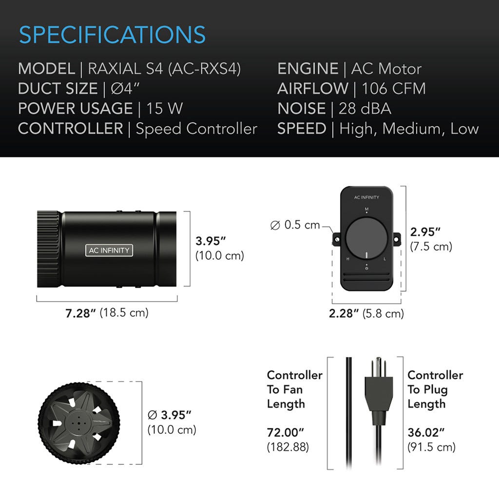 4-Inch Booster Fan System