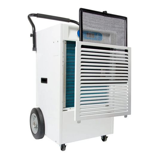 Active Air Dehumidifier, 190 Pint - 190 pint dehumidifier, angled