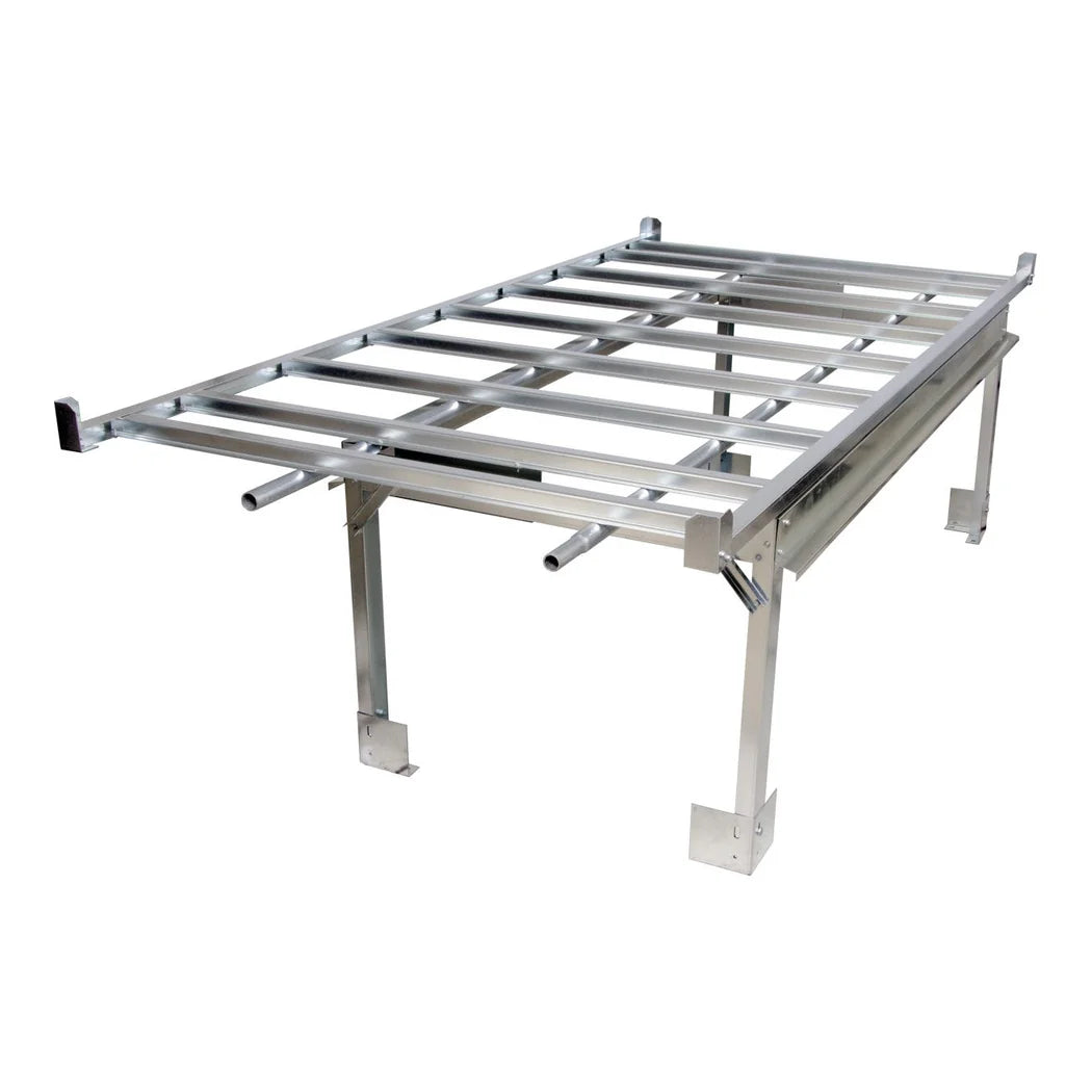 Active Aqua 4' X 8' Rolling Bench System - 4 ft x 8 ft rolling bench system