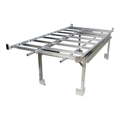 Active Aqua 4' X 8' Rolling Bench System - 4 ft x 8 ft rolling bench system