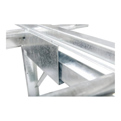 Active Aqua 4' X 8' Rolling Bench System - corner bracket detail