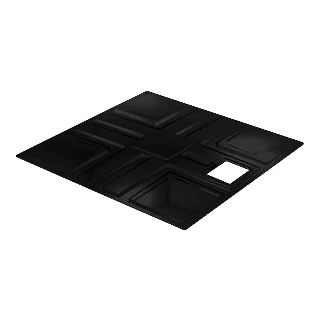 Active Aqua 75 Gal Black Reservoir Lid | 43.5in x 43.5in, UV ABS - lid, flat top view
