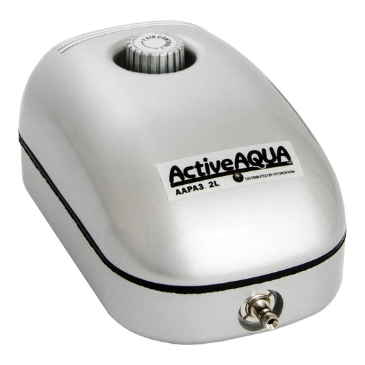 Active Aqua Air Pump with 1 outlets 3.2 lt per minute - single-outlet air pump, 3.2 L/min