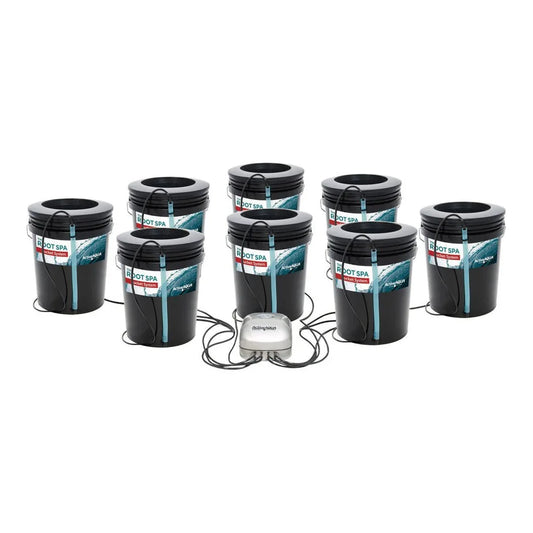 Active Aqua Root Spa 5 gallon 8 bucket deep water culture system with air pump and tubing