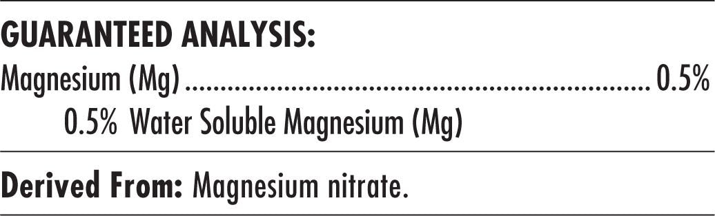 Advanced Nutrients Bud Factor X 10L Guaranteed Analysis