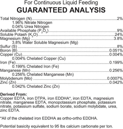Advanced Nutrients Cultivator Series - Grow Guaranteed Analysis